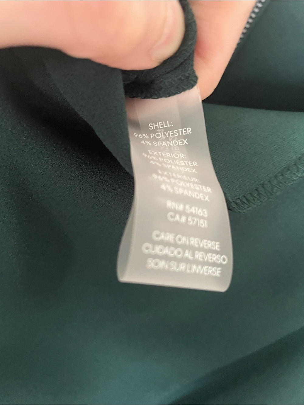 💚 Calvin Klein Dark Green Short-Sleeve Belted Romper 💚 - Picture 7 of 8